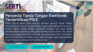 Penyedia Tanda Tangan Digital Tersertifikasi PSrE